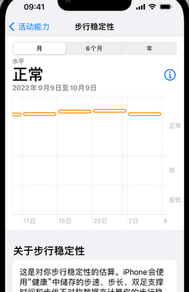 利州iPhone手机维修如何在iPhone开启'步行稳定性通知'